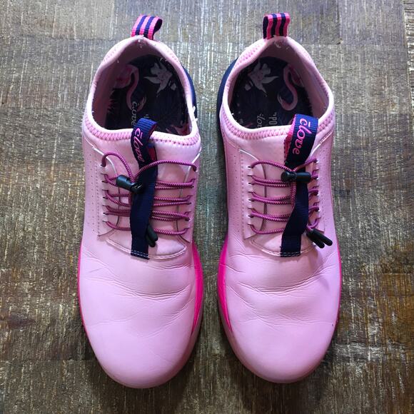 Clove Classic Nursing Sneaker Pink Miami Night Flamingo Womens 10.5 Mens 9 - Picture 5 of 10